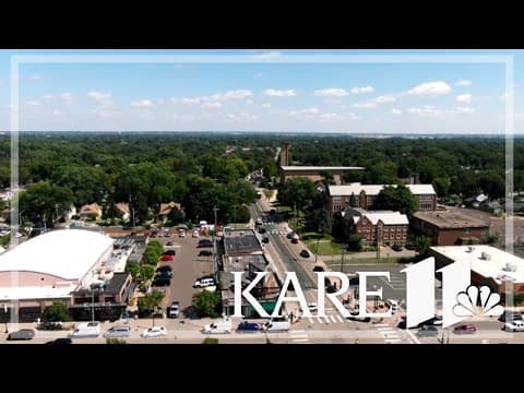 Minneapolis church shooting shooting: Aerial footage over Annunciaiton Church