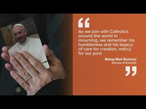 State and local leaders react to the death of Pope Francis