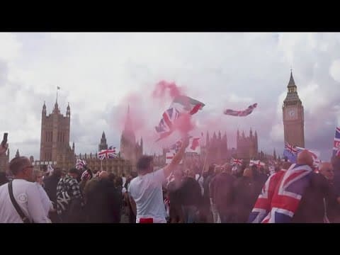 Largest anti-immigration rally held in UK history