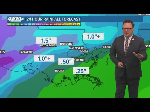 Weather Impact Alert: Heavy rain possible to begin Friday