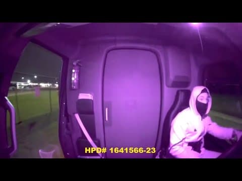 Dashcam video: Carjacker crashes stolen delivery van in southwest Houston