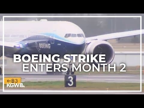 One month of Boeing strike remaining without a deal