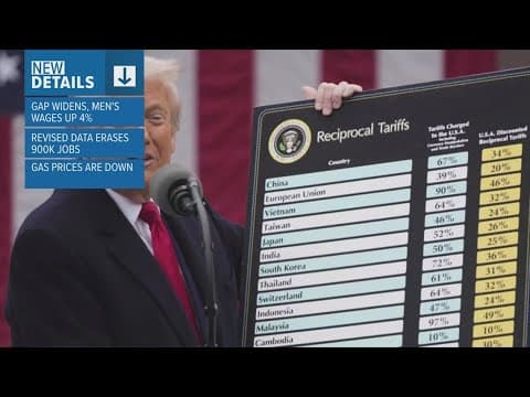 Census data shows the pay gap has been widening over the past two years