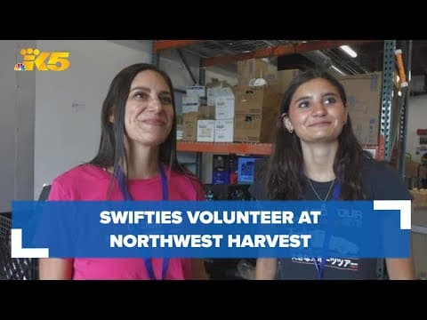 Swifties volunteer at SODO's Northwest Harvest before Eras Tour shows