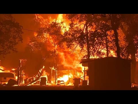 California's largest wildfire explodes in size as fires rage across US West