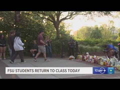 FSU students return to class just days after shooting
