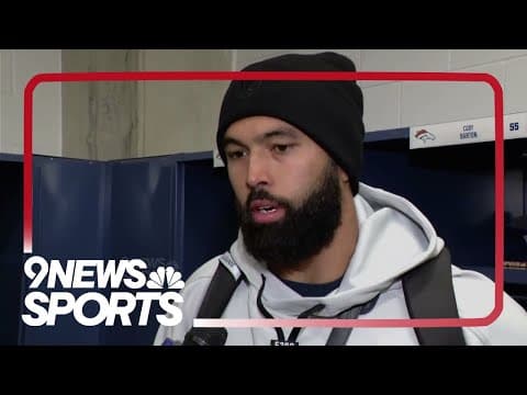 Justin Strnad after Broncos loss to Ravens: 'They're a really good football team'