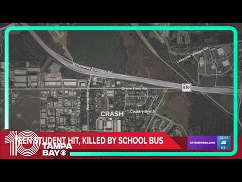 Police: 15-year-old on bike hit, killed by school bus in Lakeland