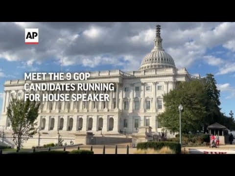 Meet the nine Republicans are running for the House speaker