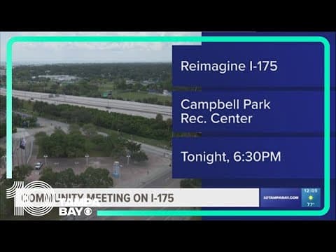 Community meeting on I-175 relocating to bigger building