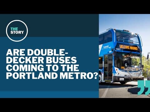 Double-decker buses could come to Vancouver and Portland under I-5 bridge replacement plan