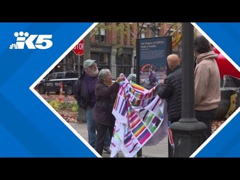New marker in Pioneer Square honors Seattle's LGBTQ+ history