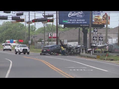 Deadly fiery crash near Foster High School