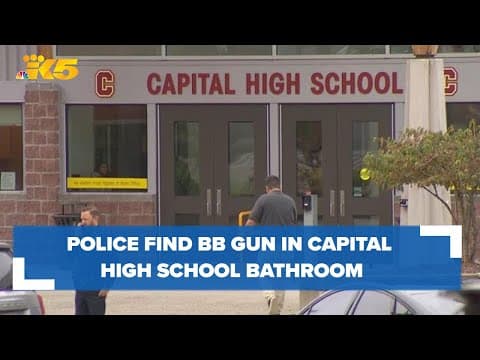 Police find BB gun in Capital High School bathroom