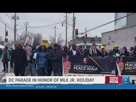 DC Faith Leaders lead 'Peace Walk' on MLK Day