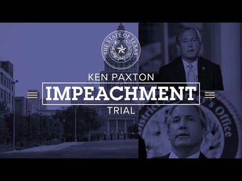 Historic Ken Paxton impeachment trial begins Tuesday