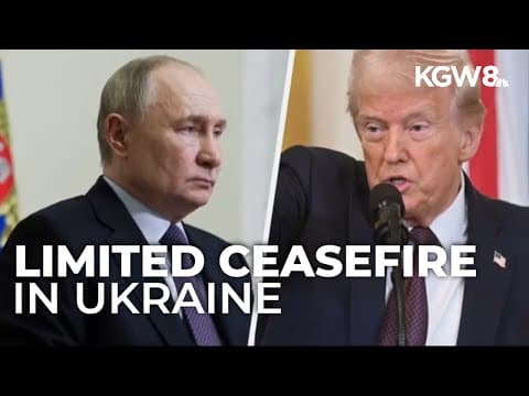 Trump and Putin agree to limited ceasefire in Ukraine