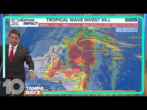 Tracking the Tropics: Invest 95-L has 50% chance of development