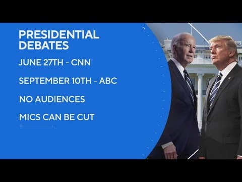 Two presidential debates set