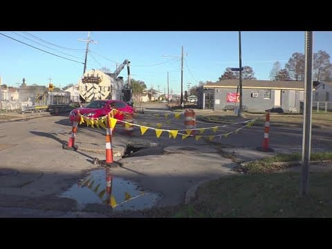 Sinkhole forces NOMTOC to adjust parade route for 2023