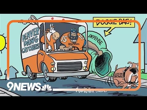 9Toonist Drew Litton discusses Broncos season and drawings