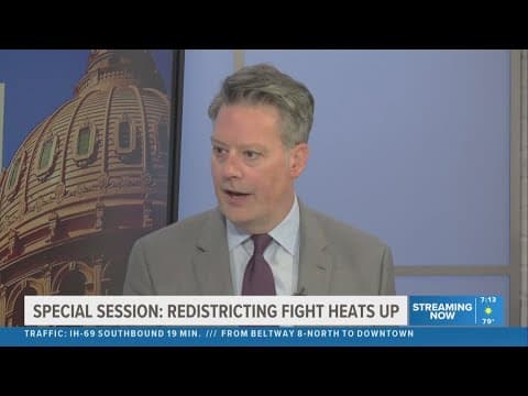 Political analyst discusses Texas' congressional redistricting efforts amid special session